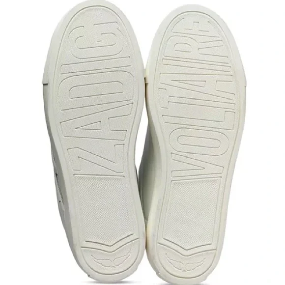 Zadig & Voltaire White High-Top Sneakers